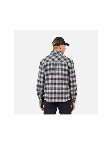 Koszula męska rossignol ranch plaid shirt czarna