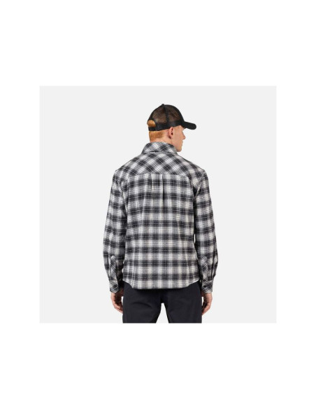 Koszula męska rossignol ranch plaid shirt czarna