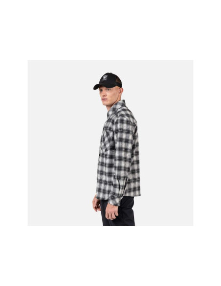 Koszula męska rossignol ranch plaid shirt czarna