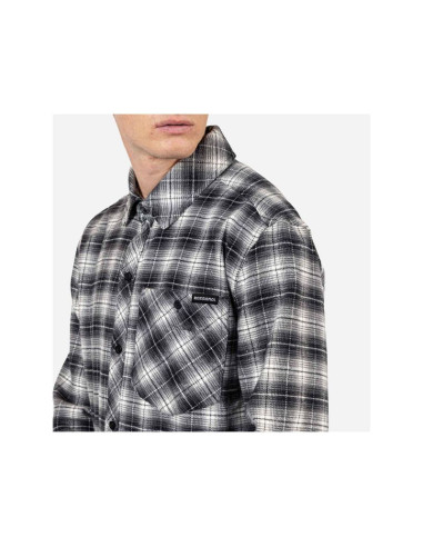 Koszula męska rossignol ranch plaid shirt czarna