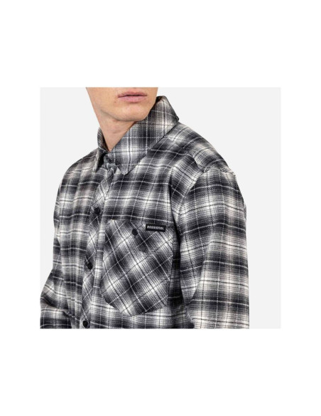 Koszula męska rossignol ranch plaid shirt czarna