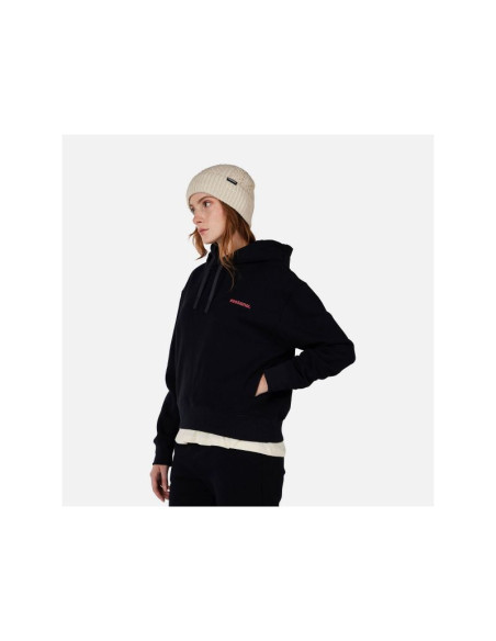 Bluza damska rossignol w waterfall h relax sweatshirt czarna