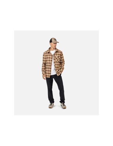 Koszula męska rossignol ranch plaid shirt szara