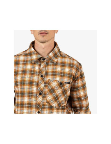 Koszula męska rossignol ranch plaid shirt szara