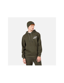 Bluza męska rossignol waterfall h relax sweatshirt zielona