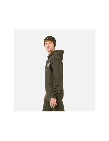 Bluza męska rossignol waterfall h relax sweatshirt zielona