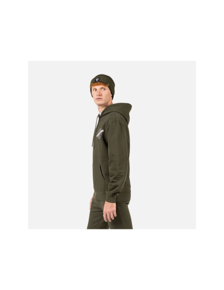 Bluza męska rossignol waterfall h relax sweatshirt zielona