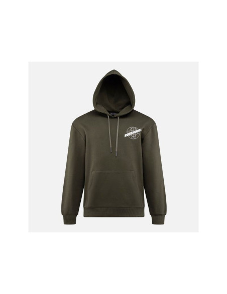 Bluza męska rossignol waterfall h relax sweatshirt zielona