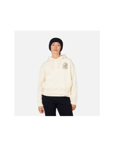 Bluza damska rossignol w waterfall h relax sweatshirt biała