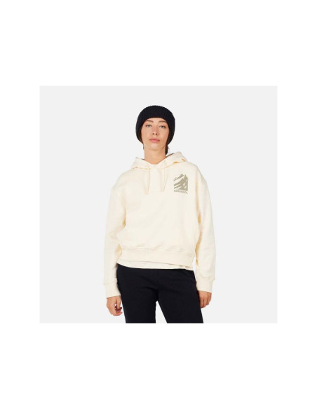 Bluza damska rossignol w waterfall h relax sweatshirt biała