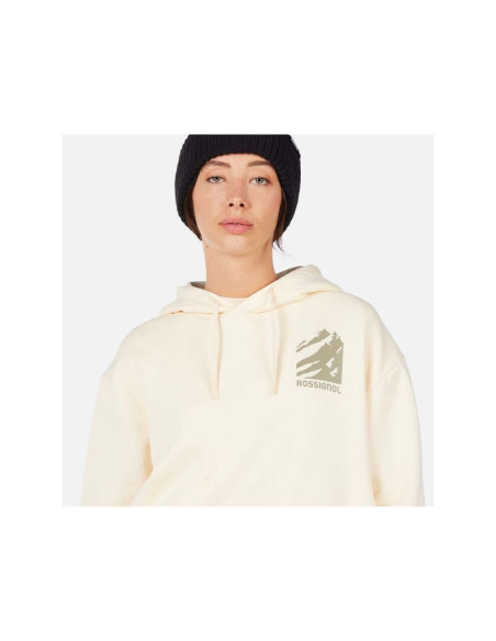 Bluza damska rossignol w waterfall h relax sweatshirt biała