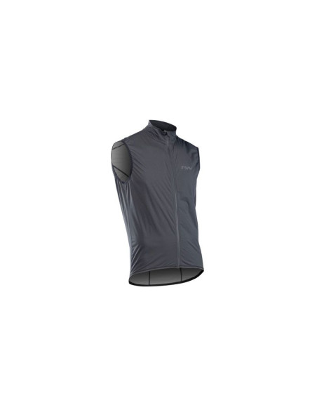 Kamizelka rowerowa northwave rainskin vest ciemny szary