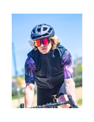 Kamizelka rowerowa northwave rainskin vest ciemny szary