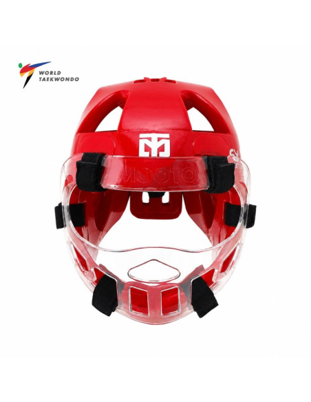 Kask z osłoną twarzy extera 3 pro world taekwondo (wt) | mooto