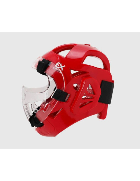 Kask z osłoną twarzy extera 3 pro world taekwondo (wt) | mooto