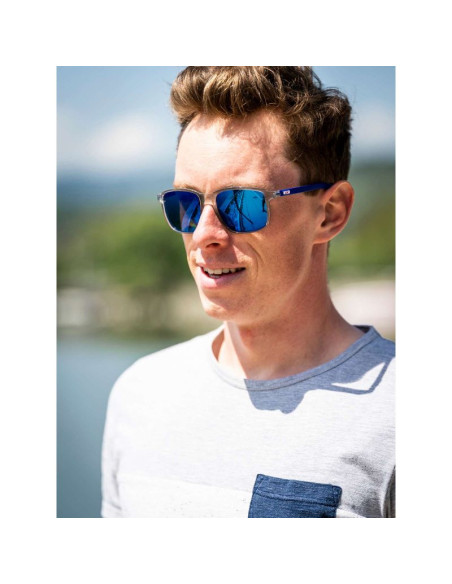 Okulary julbo creek polarized 3cf grey translu / blue metal
