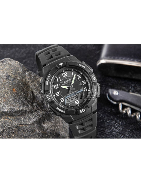 Zegarek casio aq-s800w-1bvef solar + box