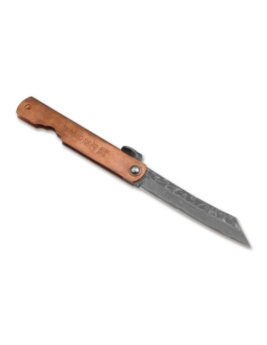 Nóż higo irogane damascus