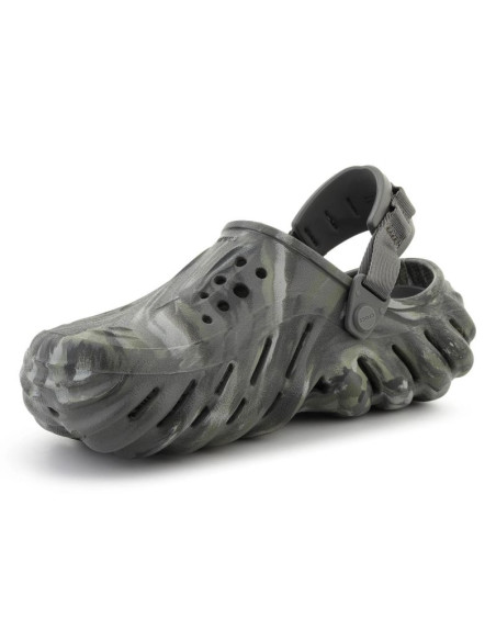 Crocs echo marbled clog dusty olive/multi 208454-3n4