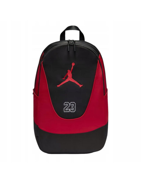 Plecak szkolny sportowy air jordan jam flightcore backpack black/gym red - ma9192-kr5