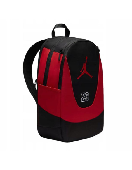 Plecak szkolny sportowy air jordan jam flightcore backpack black/gym red - ma9192-kr5