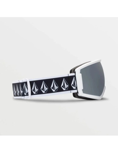 Gogle snowboardowe volcom migrations white rerun/silver chrome (vg0022116)