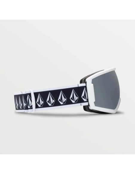 Gogle snowboardowe volcom migrations white rerun/silver chrome (vg0022116)