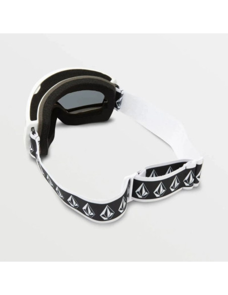 Gogle snowboardowe volcom migrations white rerun/silver chrome (vg0022116)