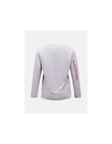 Koszulka damska peak performance w trail longsleeve kolor szary