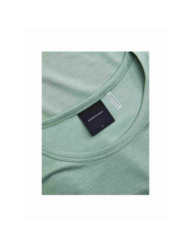 Koszulka damska peak performance w trail longsleeve kolor zielony