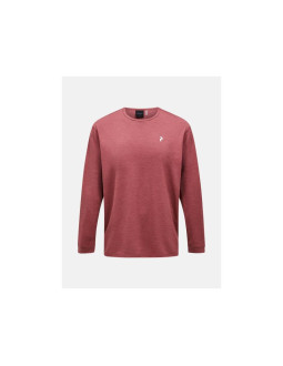 Koszulka męska peak performance m trail longsleeve kolor czerwony