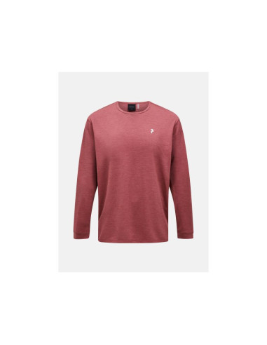 Koszulka męska peak performance m trail longsleeve kolor czerwony