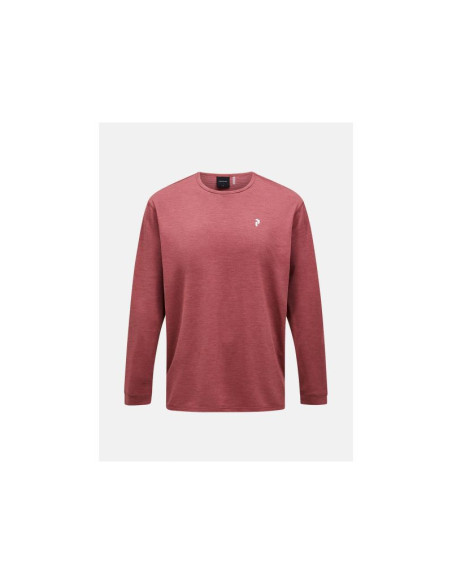 Koszulka męska peak performance m trail longsleeve kolor czerwony