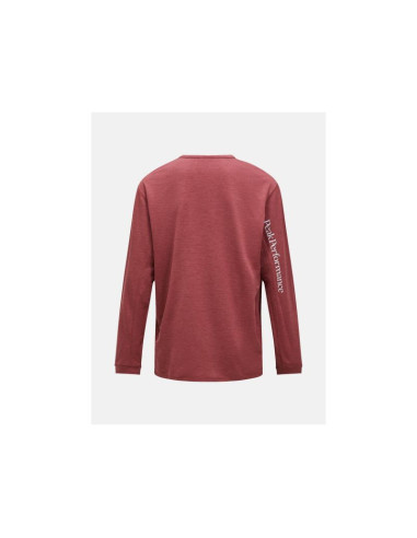 Koszulka męska peak performance m trail longsleeve kolor czerwony