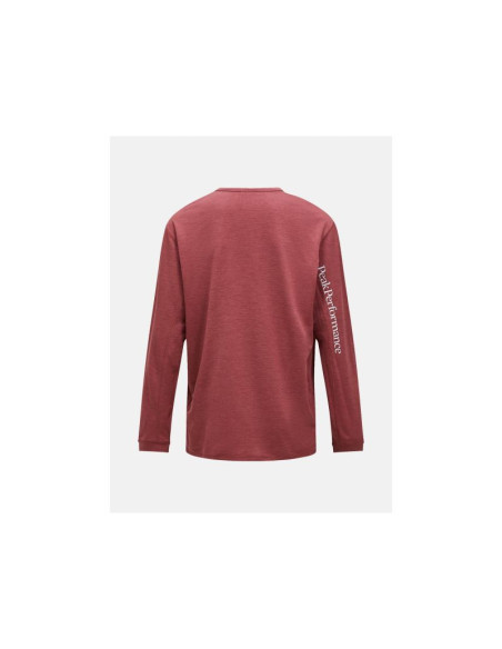 Koszulka męska peak performance m trail longsleeve kolor czerwony