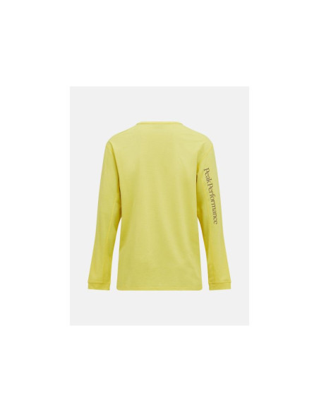 Koszulka męska peak performance m trail longsleeve kolor żółty