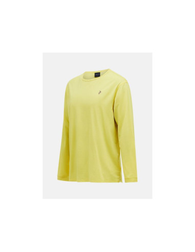 Koszulka męska peak performance m trail longsleeve kolor żółty