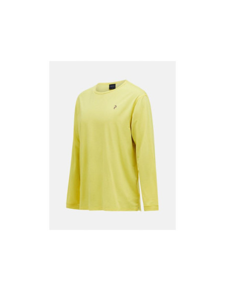 Koszulka męska peak performance m trail longsleeve kolor żółty