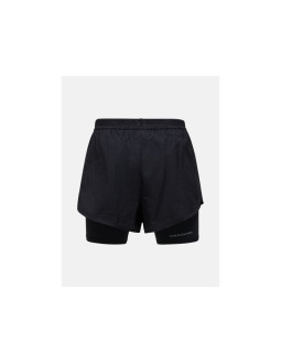 Szorty damskie peak performance w discover 2-in-1 shorts kolor czarny 2