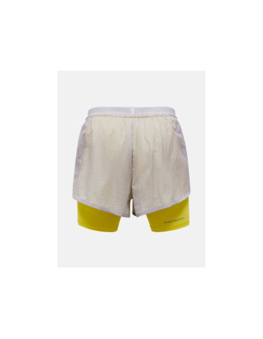 Szorty damskie peak performance w discover 2-in-1 shorts kolor szary
