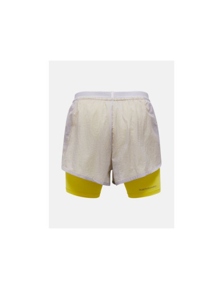 Szorty damskie peak performance w discover 2-in-1 shorts kolor szary