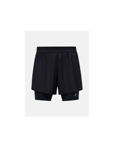 Szorty męskie peak performance m discover 2-in-1 shorts kolor czarny
