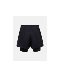Szorty męskie peak performance m discover 2-in-1 shorts kolor czarny 2