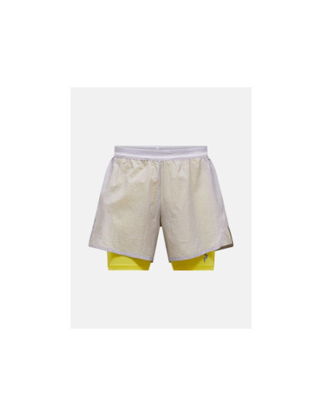 Szorty męskie peak performance m discover 2-in-1 shorts kolor szary