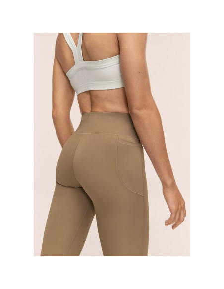 Legginsy treningowe damskie casall essential tights kolor zielony