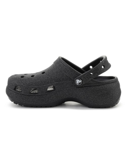 Crocs classic platform glitter clog w black 207241-001