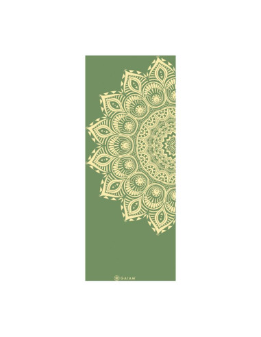 Gaiam mata do jogi olive haze mandala 6 mm 66825
