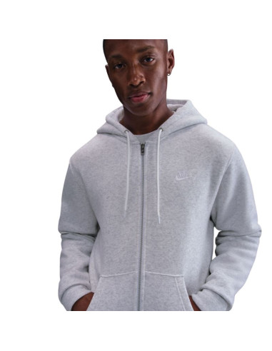 Bluza męska nike club bb fz hoodie biała fn3861 051