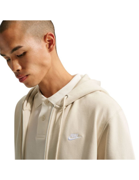 Bluza męska nike club bb fz hoodie jasne khaki fn3861 229