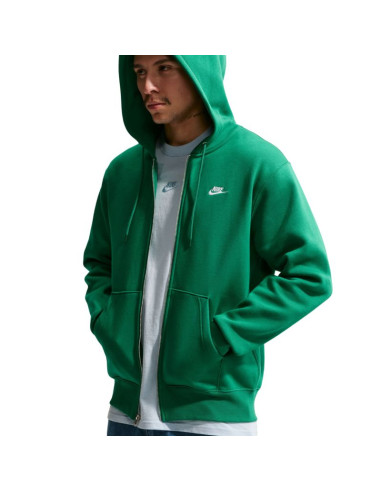 Bluza męska nike club bb fz hoodie zielona fn3861 365